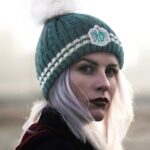 Harry Potter Hue med pompon - Slytherin