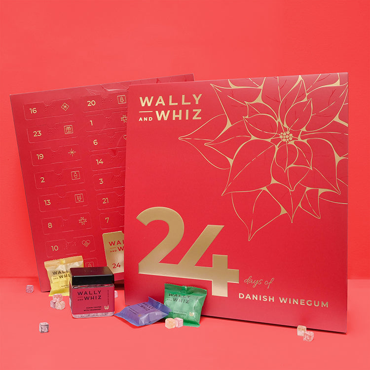 Julekalender vingummi Rød 2024 - Wally & Whiz Julekalender vingummi Rød 2024 - Wally & Whiz