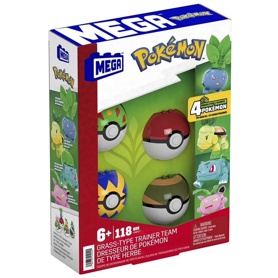 MEGA Pokemon Græs Træner Byggesæt MEGA Pokemon Græs Træner Byggesæt