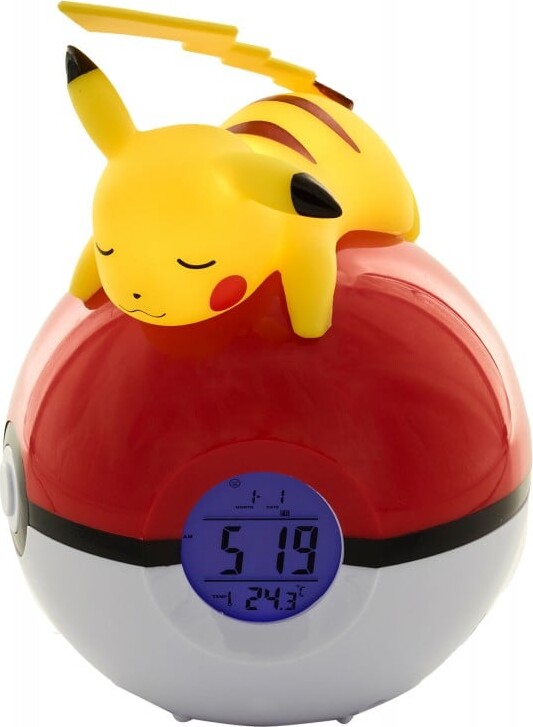Pokemon - Vækkeur & Lampe Pokemon - Vækkeur & Lampe