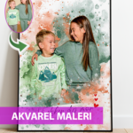 Akvarel - maleri efter dine fotos