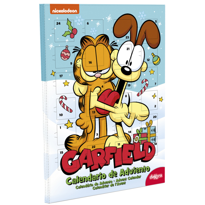 Garfield julekalender med chokolade Garfield julekalender med chokolade